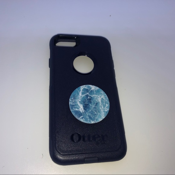 Otter Box iPhone 7 Case Dark Blue - Picture 3 of 4